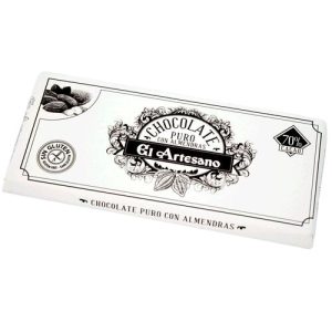 CHOCOLATE PURO 70% CON ALMENDRAS