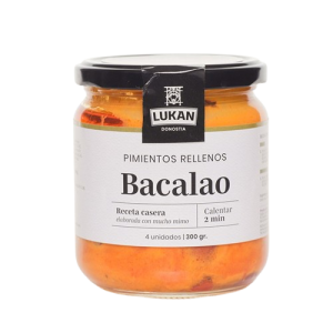 PIMIENTOS RELLENOS DE BACALAO "LUKAN"