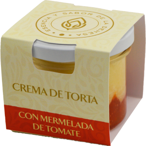 CREMA DE TORTA CON MERMELADA DE TOMATE "ESENCIA Y SABOR"